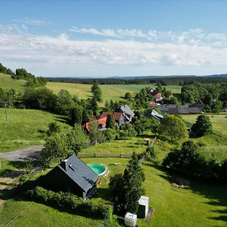 Ferienhaeuschen Blessberg Villa Schalkau Buitenkant foto
