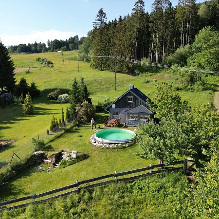 Ferienhaeuschen Blessberg Villa Schalkau Buitenkant foto