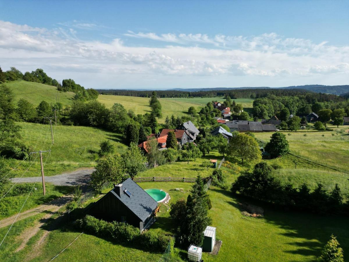 Ferienhaeuschen Blessberg Villa Schalkau Buitenkant foto